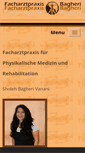 Mobile Screenshot of facharztpraxis-bagheri.de